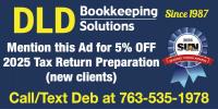 DLD Bookkeeping Solutions Logo