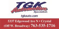 TGK Automotive Specialists logo