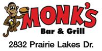 Monk's Bar & Grlll - Sun Prairie logo