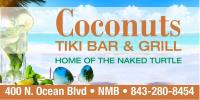Coconuts Tiki Bar & Grill logo