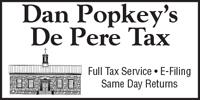 Dan Popkey's De Pere Tax logo