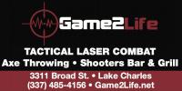 GAME2LIFE TACTICAL LASER COMBAT logo
