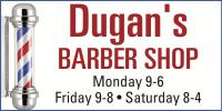 Dugan's Barber Shop logo
