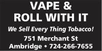 Roll With It /  Vape With It logo
