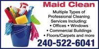 Maid Clean logo