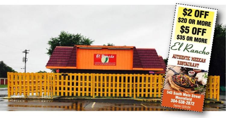 El Rancho Mexican Restaurant $2 OFF purchase $20 or more or $5 Off ...