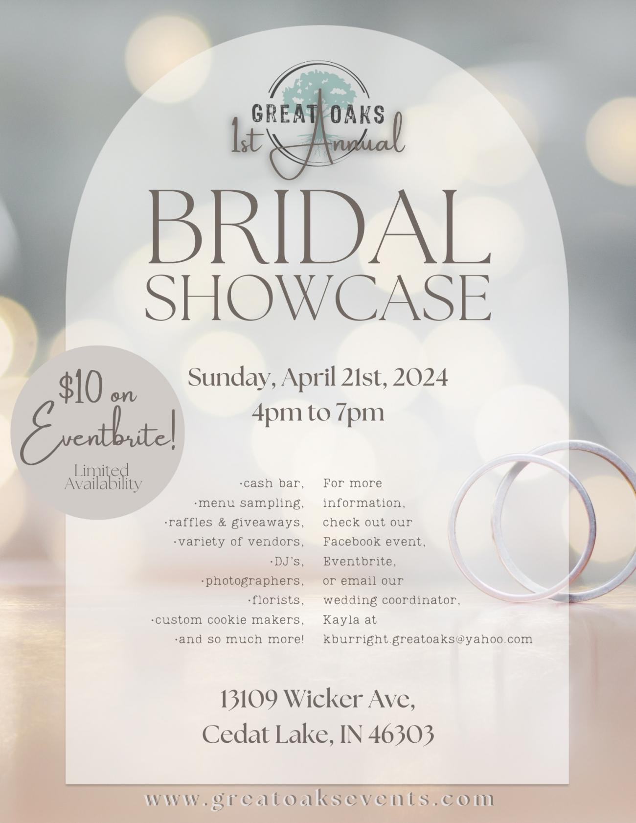 Great Oaks Bridal Showcase 2024
