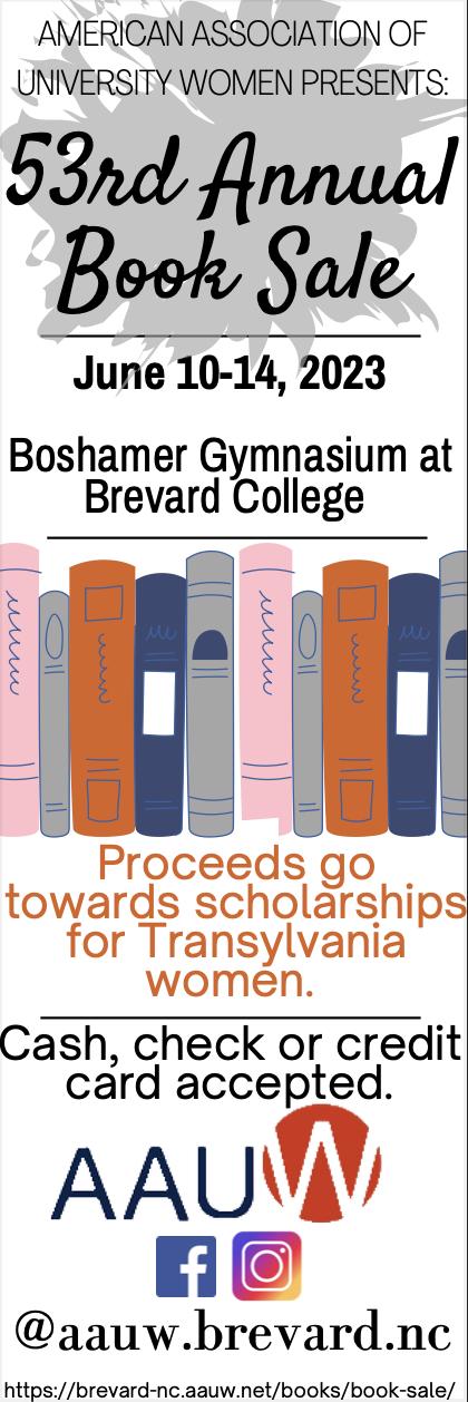 53rd Annual AAUW Book Sale