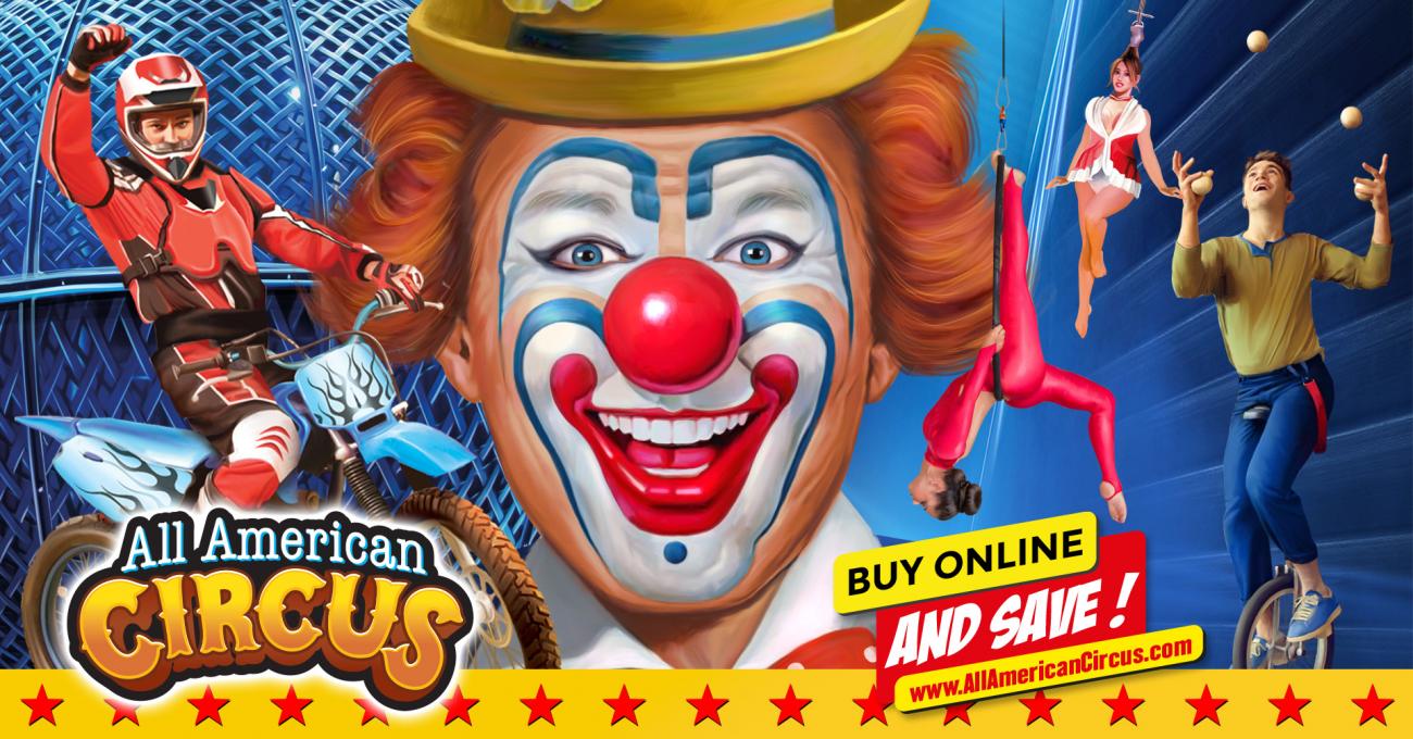 Wed May 24 | Ludington, MI | 7:00PM | All American Circus