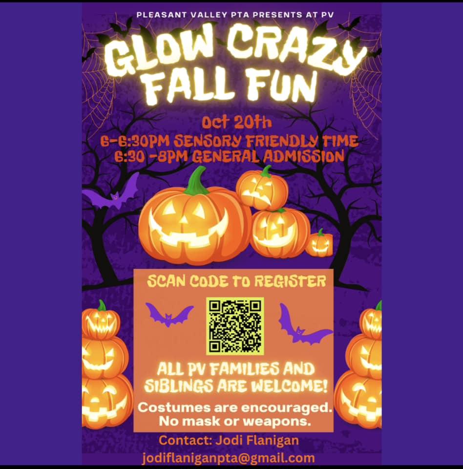 Glow Crazy Fall Fun Pleasant Valley 🎃