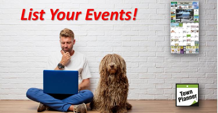 🔴 List your events FREE in our print calendars, website, mobile app and enews