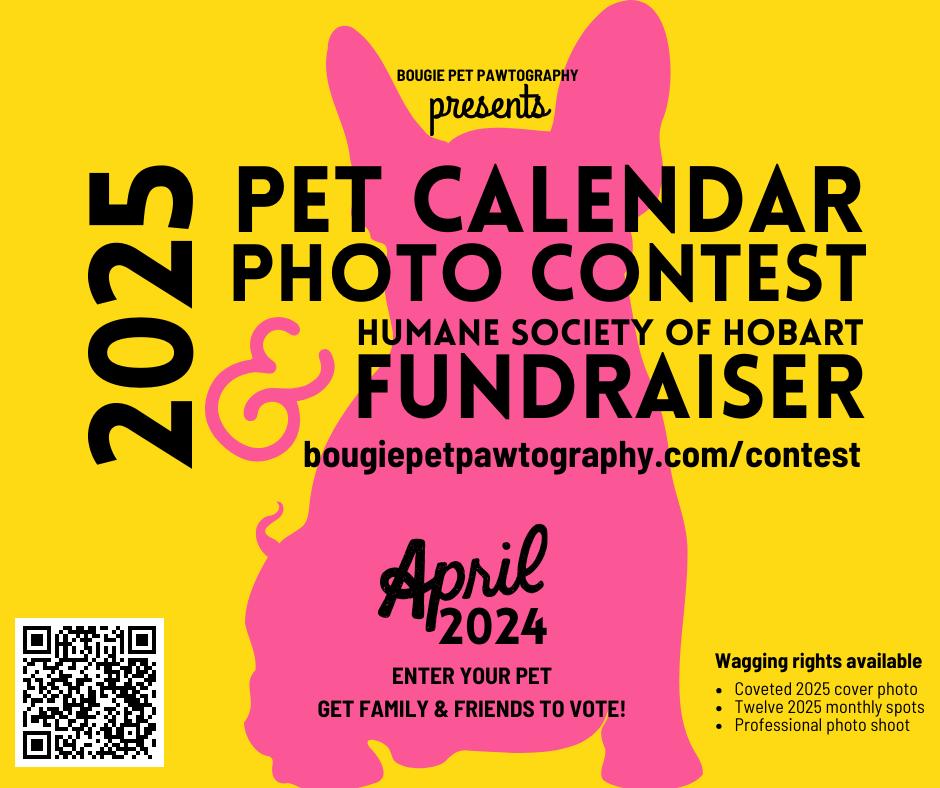 HSH pet calendar photo contest & fundraiser