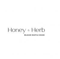 Honey & Herb - Belgian Waffle House Logo