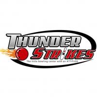 Thunder Strikes Bowling Center Logo