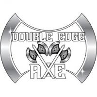 Double Edge Axe Throwing Logo