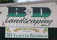 B & D Landscaping logo