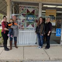 The Iowa Quilt Block Logo