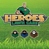 Heroes Lawn Care Logo