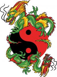 Two Dragons Karate Logo