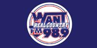 WANT 98.9 FM Radio Logo