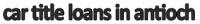 Car Title Loans in Antioch Logo