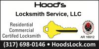 Hood's Locksmith Service logo