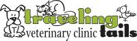 Traveling Tails Veterinary Clinic Logo