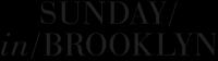 Sunday In Brooklyn / Williamsburg Logo