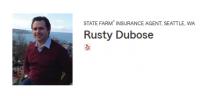State Farm Agency Seattle Rusty Dubose Logo