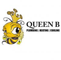 Queen B Plumbing, Heating And Cooling Logo