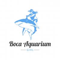 Boca Aquarium Girl Logo