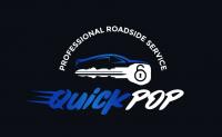 Quickpop LLC Professional Roadside Service Logo
