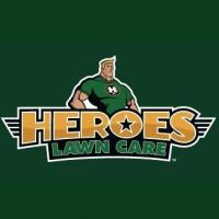 Heroes Lawn Care Logo