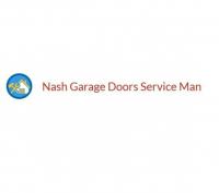 Nash Garage Doors Service Man Logo