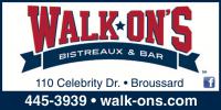 Walk-On's Broussard Logo