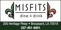 Misfits - dine & drink logo