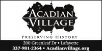 LARC's Acadian Village logo