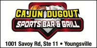 Cajun Dugout Sports Bar & Grill Logo