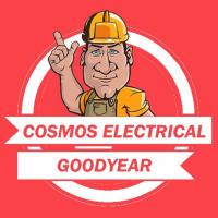 Cosmos Electrician Good Year Logo