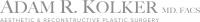 Adam R. Kolker Aesthetic & Reconstructive Plastic Surgery Logo