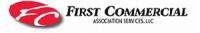 First Commercial Association Services Logo