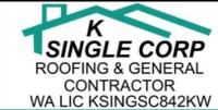 K Single Corp. - Quality Roofing Contractors Logo