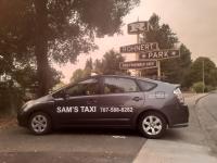 Rohnert Park Sam's Taxi Logo