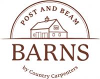 Post and Beam Barns by Country Carpenters, Inc. Logo