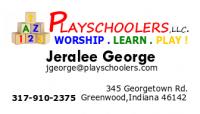 Playschoolers, LLC. Logo
