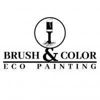 Brush & Color Eco Painting Logo