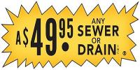 49.95 Any Sewer or Drain Logo
