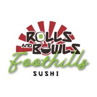 Rolls & Bowls Foothills Sushi Logo