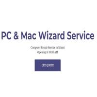 PC & Mac Wizard Service Logo