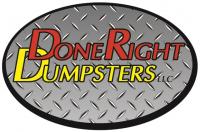 Done Right Dumpsters logo